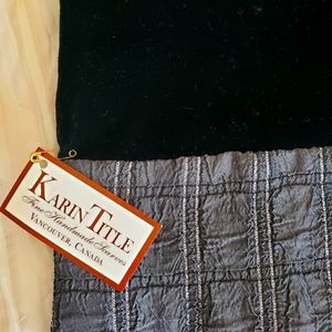 Karin Title handmade Velvet scarf wrap